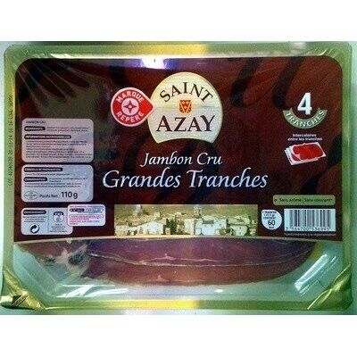 Jambon Cru Grandes Tranches X 4 (Saint-azay - Marque Repère)