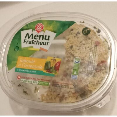 Menu Fraîcheur (Pause Fraîcheur - Marque Repère)