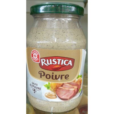 Sauce Au Poivre - Bocal (Rustica - Marque Repère)