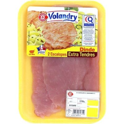 Escalopes De Dinde Extra Tendres Certifiées X 2 (Volandry - Marque Repère)