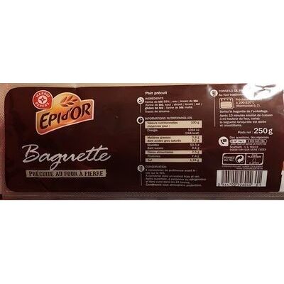 Baguette Précuite (épi D'or - Marque Repère)