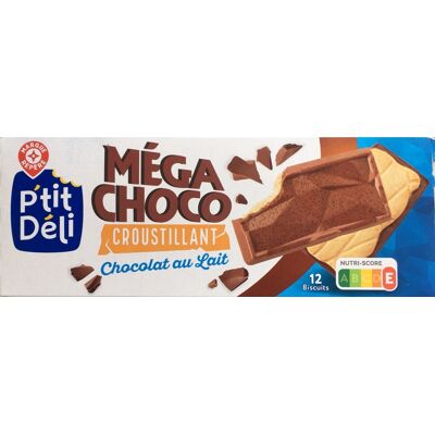Biscuit Tablette Chocolat Au Lait Croustillant (P'tit Déli - Marque Repère)