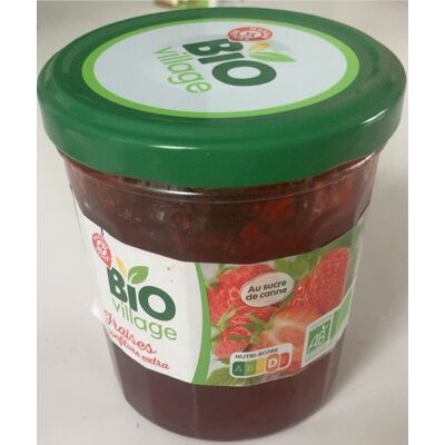 Confiture Extra Fraise Bio (Bio Village - Marque Repère)