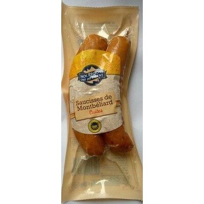 Saucisses De Montbéliard Cuites (Nos Régions Ont Du Talent)