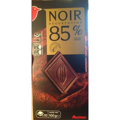 Noir 85% (Auchan)
