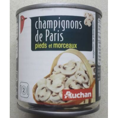 Champignons De Paris Pieds Et Morceaux (Auchan)