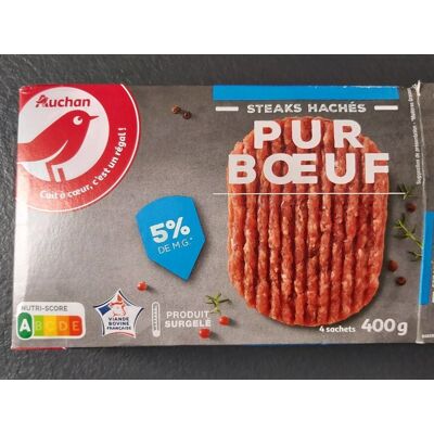 Steak Haché Pur Bœuf (Auchan)