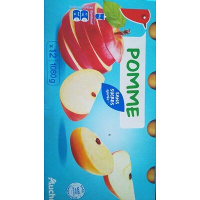 Compote De Pommes En Gourdes (Rik & Rok - Auchan)
