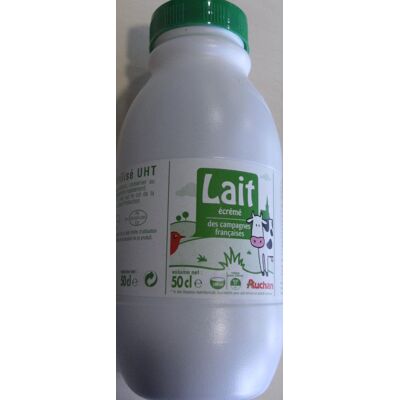Lait Écrémé Des Campagnes Françaises (Auchan - Auchan Production)