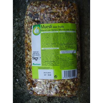 Muesli Aux Fruits (Auchan)