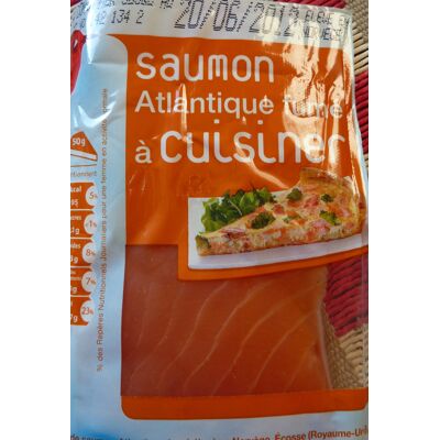 Saumon Atlantique Fumé À Cuisiner (Auchan)