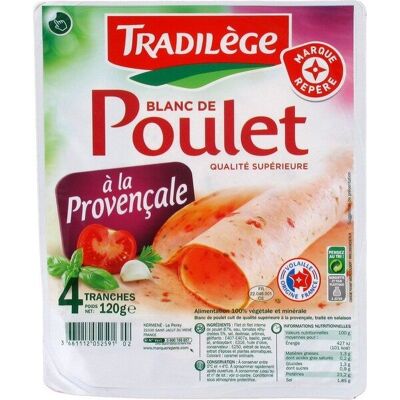 Blancs De Poulet À La Provencale 4 Tranches (Tradilège - Marque Repère)