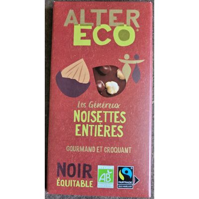 Noir Et Noisettes Entières (Alter Eco)