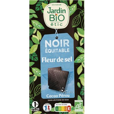 Chocolat Noir Pointe De Fleur De Sel (Jardin Bio - Lea Nature)