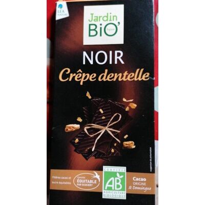 Chocolat Noir Crêpe Dentelle (Jardin Bio - Lea Nature)