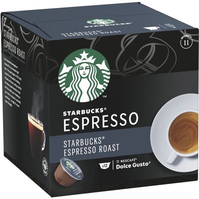 Starbucks Espresso Roast 12 Capsules 66G (Nescafé - Starbucks)