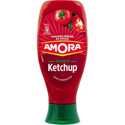 Amora Ketchup Flacon Souple Tête En Bas 550G (Amora)