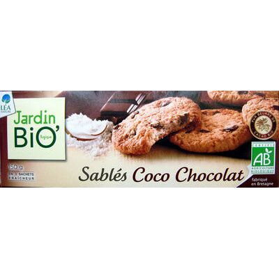 Sablés coco chocolat jardin bio (Jardin Bio - Lea Nature)