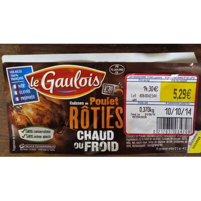 Cuisses de poulet rôties (Le Gaulois)