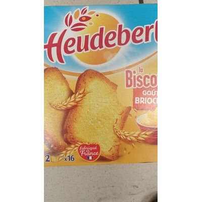 Goût brioché savoureuse et fondante (Heudebert - Mondelez)