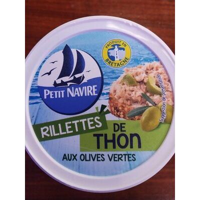 Rillettes de thon aux olives vertes (Petit Navire)
