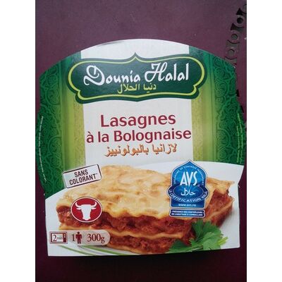 Lasagnes à la bolognaise - halal (Dounia Halal - Sabil)