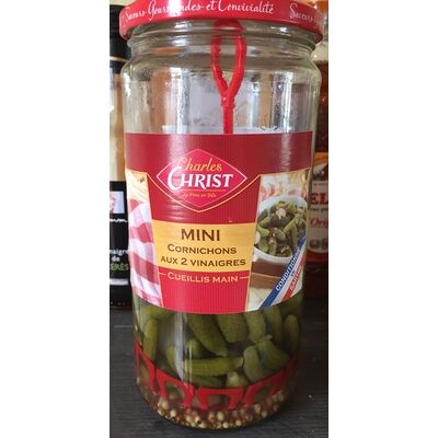 Mini cornichons au 2 vinaigres (Charles Christ)