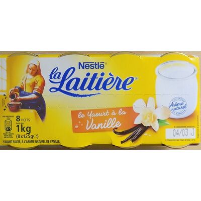 Le yaourt à la vanille (Nestlé - La Laitière)