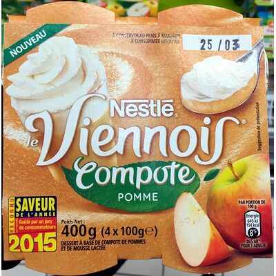 Le viennois (compote pomme) (Nestlé - Le Viennois)
