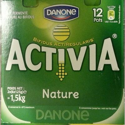 Activa (nature) 12 pots (Danone - Activia)