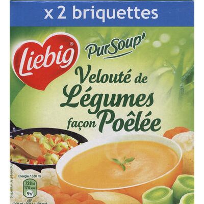 Pur soup' velouté de légumes poêlés (Liebig)