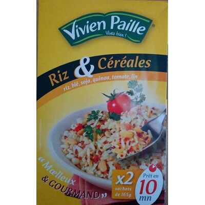 Riz et céréales : riz, blé, soja, quinoa, tomate, lin (Vivien Paille)