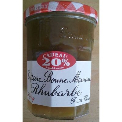 Confiture bonne maman rhubarbe (Bonne Maman)
