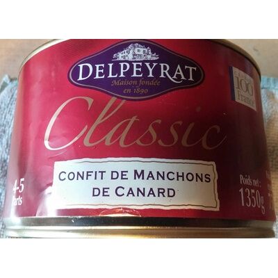 Confit de manchons de canard (Delpeyrat)
