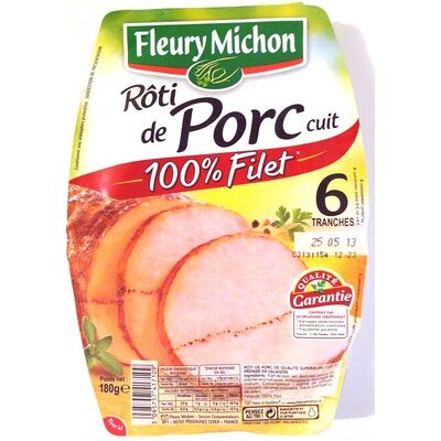 Rôti de porc cuit 100% filet (Fleury Michon)