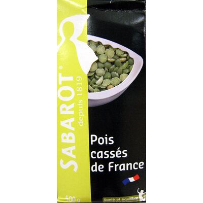 Pois cassés de france sabarot (Sabarot)