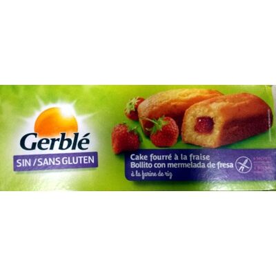 Cake fourré à la fraise (Gerblé)