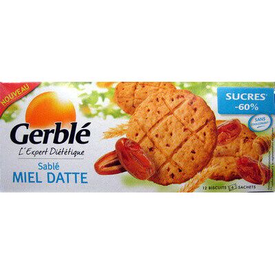 Sablé miel datte gerblé (Gerblé)