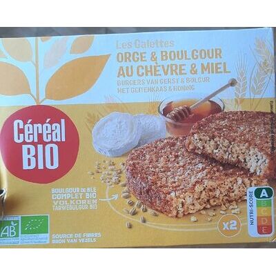 Galettes orge et boulgour au chèvre et miel (Cereal Bio)