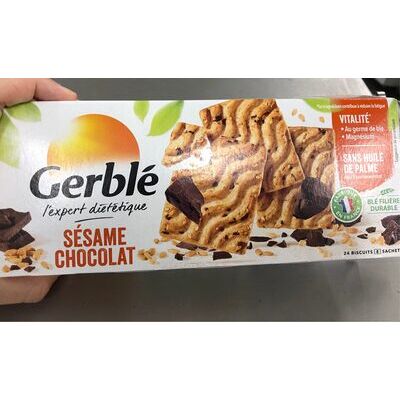 Biscuit sésame chocolat (Gerblé)
