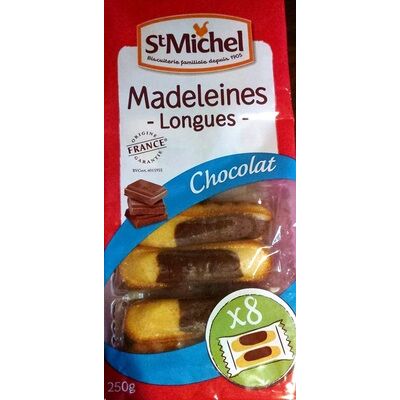 Madeleines longues au chocolat (St Michel)