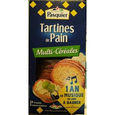 Tartines de pain multi-céréales (Pasquier - Brioche Pasquier)