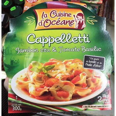 Cappelletti jambon cru & tomate basilic (La Cuisine D'océane)