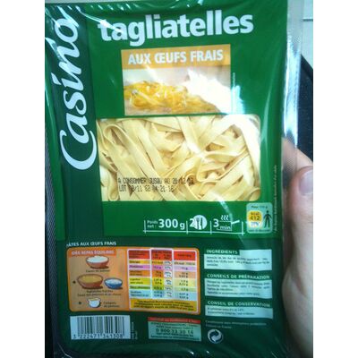 Tagliatelles aux œufs frais (Casino - Groupe Casino)
