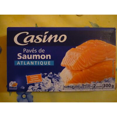 Pavés de saumon atlantique surgelés (Casino)