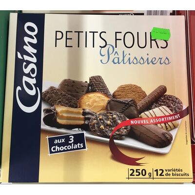 Petits fours pâtissiers aux 3 chocolats (Casino)