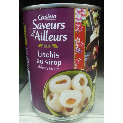 Litchis au sirop léger dénoyautées (Casino Saveurs D'ailleurs - Casino)