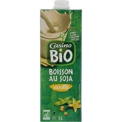 Boisson au soja à la vanille bio casino (Casino)