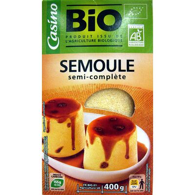 Semoule semi-complète bio casino (Casino - Casino Bio)