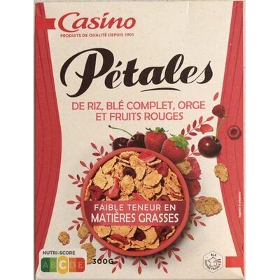 Petales riz & ble complet aux fruits rouges (Casino)